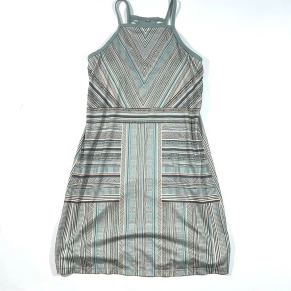 PrAna Ardor Dress Agave Samba Print Size Small Padded - Picture 1 of 6